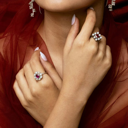 Manika Freshwater Pearls Ring