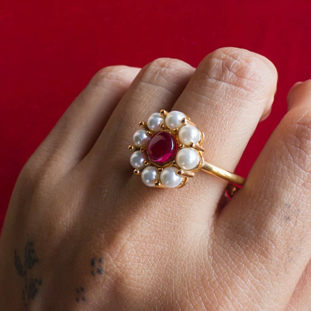Manika Freshwater Pearls Ring