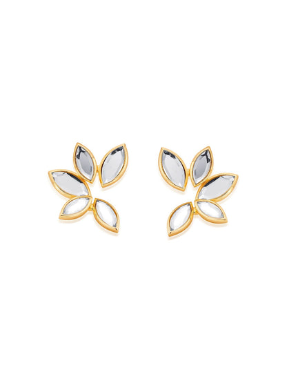 Marquise Mirror Studs