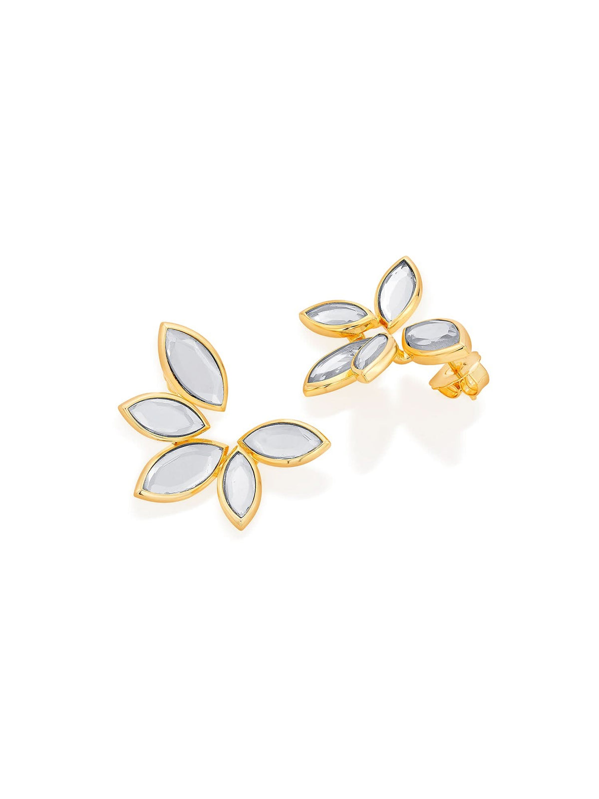 Marquise Mirror Studs