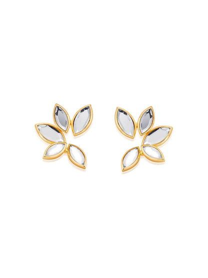 Marquise Mirror Studs