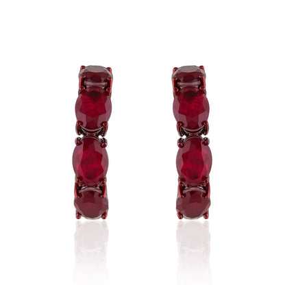 Marquise Ruby Earrings