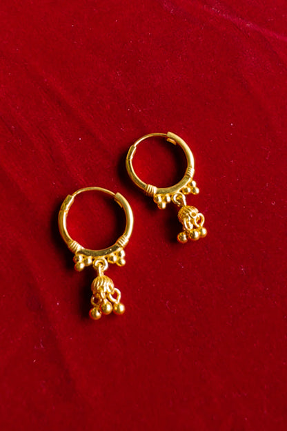 Meera Baali Earrings 18k Gold Plated