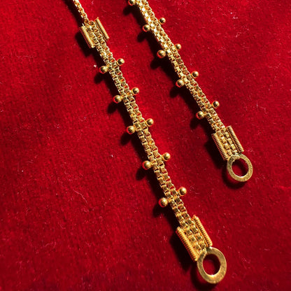 Meera Ear Chain 18k Gold Plated