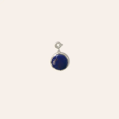 Memory Stamp Charm - Classic circle Blue