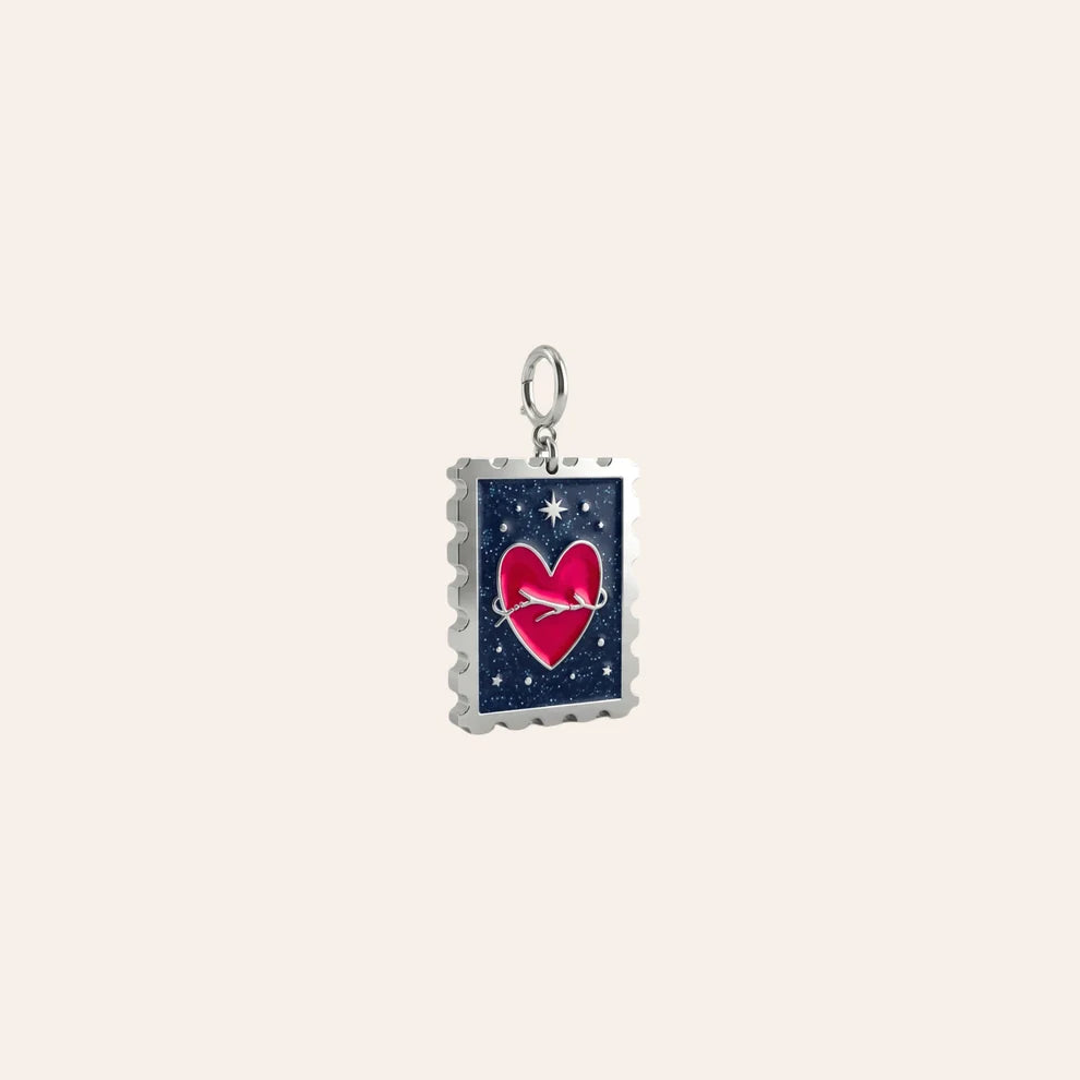Memory Stamp Charm - Heartfelt
