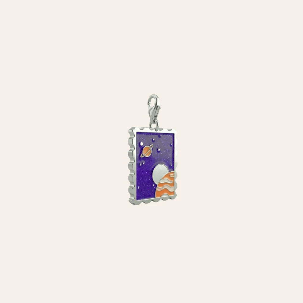 Memory Stamp Charm - Planet Parade