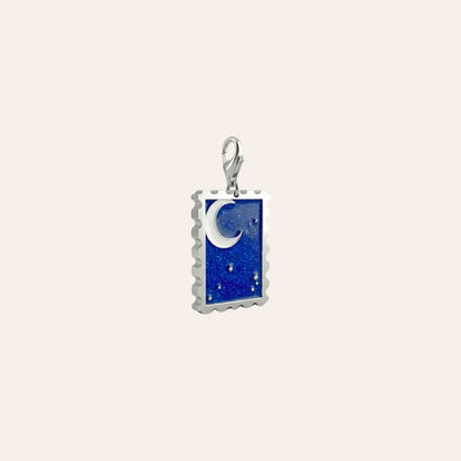 Memory Stamp Charm – Starry Night