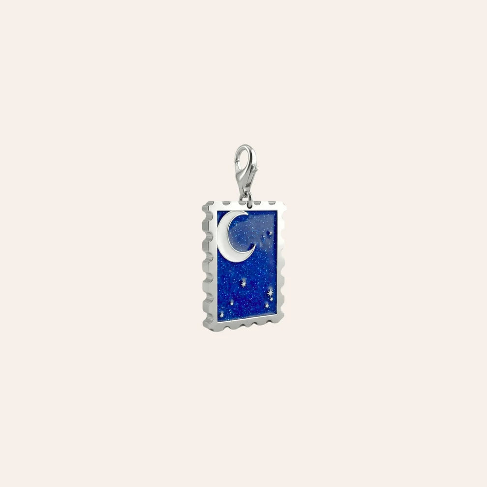 Memory Stamp Charm – Starry Night