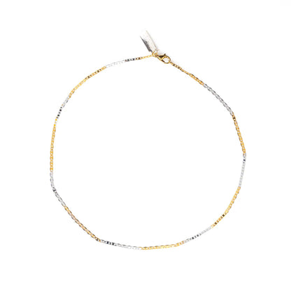 Mix Metal square link chain