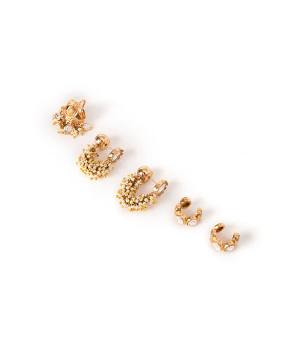 Mogra Bageecha Ear Stack (set of 5)