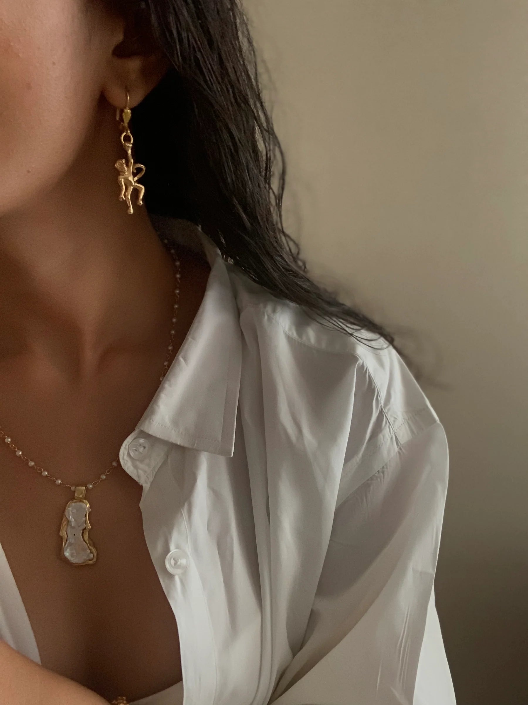 Monkey Earrings