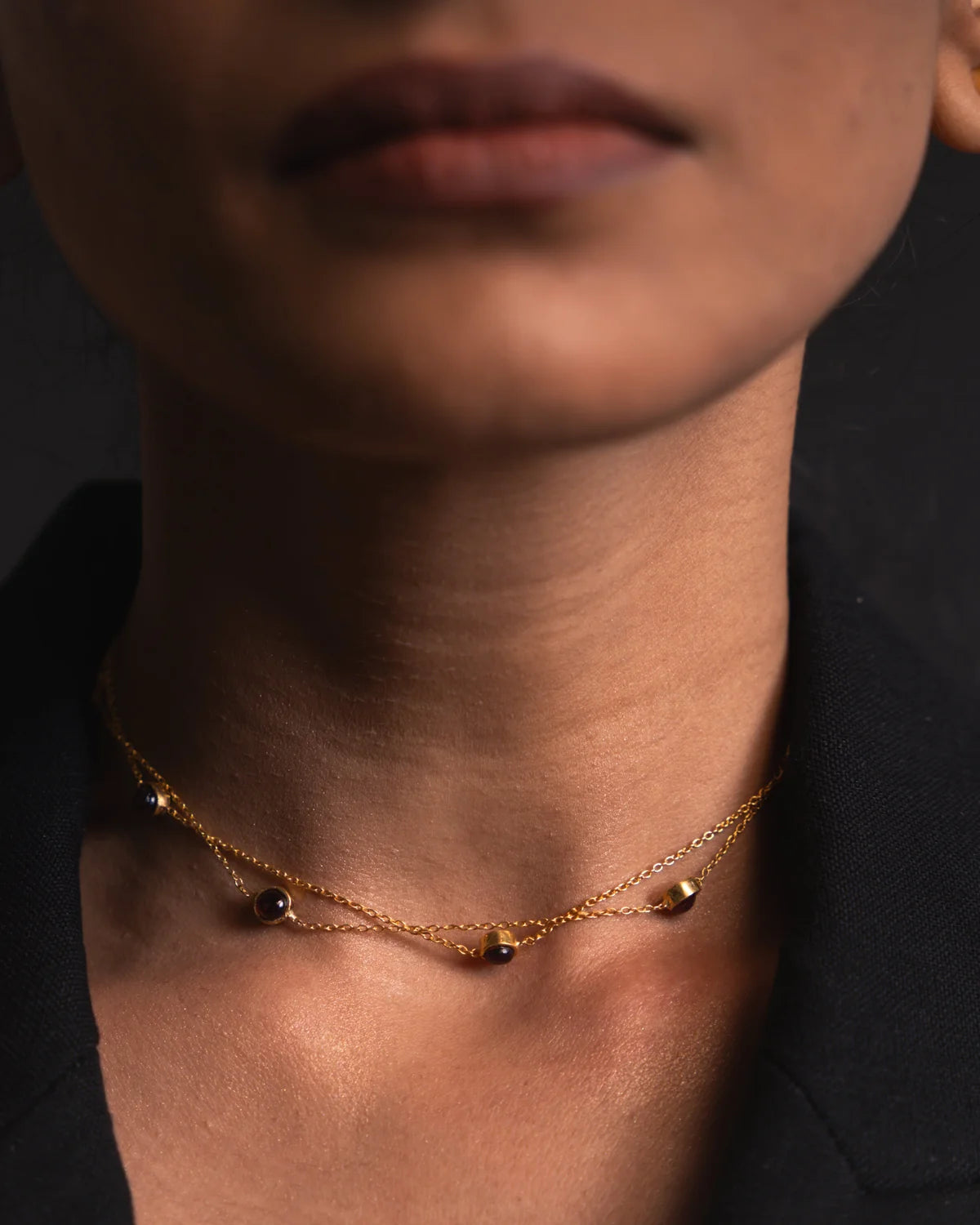 Morning Dew Choker Necklace- 925 Silver