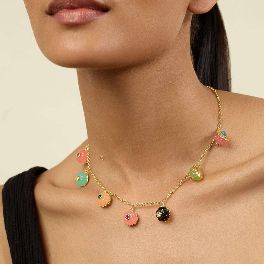 Whimsical Garden Charm Necklace