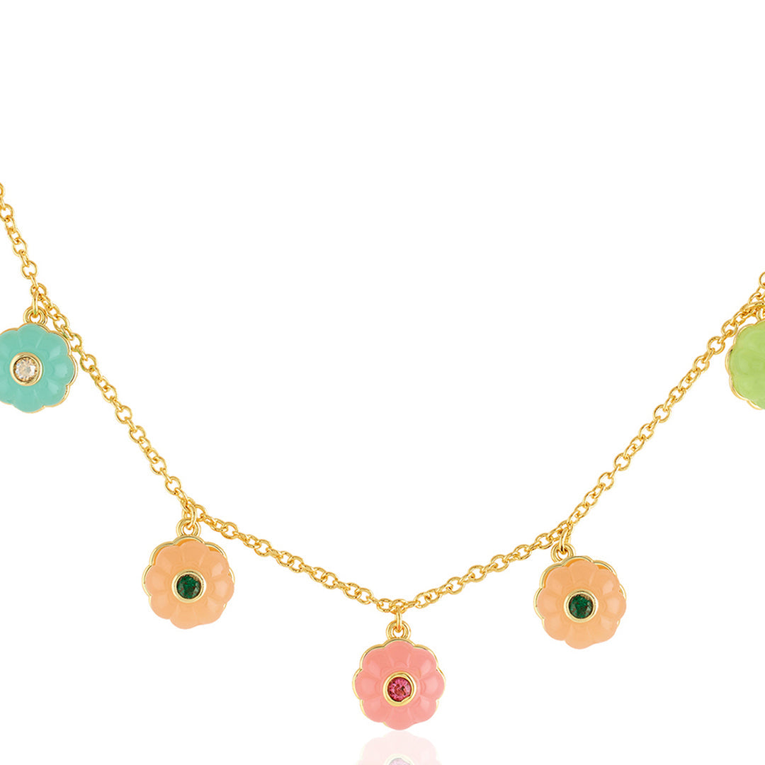 Whimsical Garden Charm Necklace