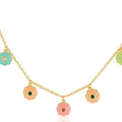 Whimsical Garden Charm Necklace
