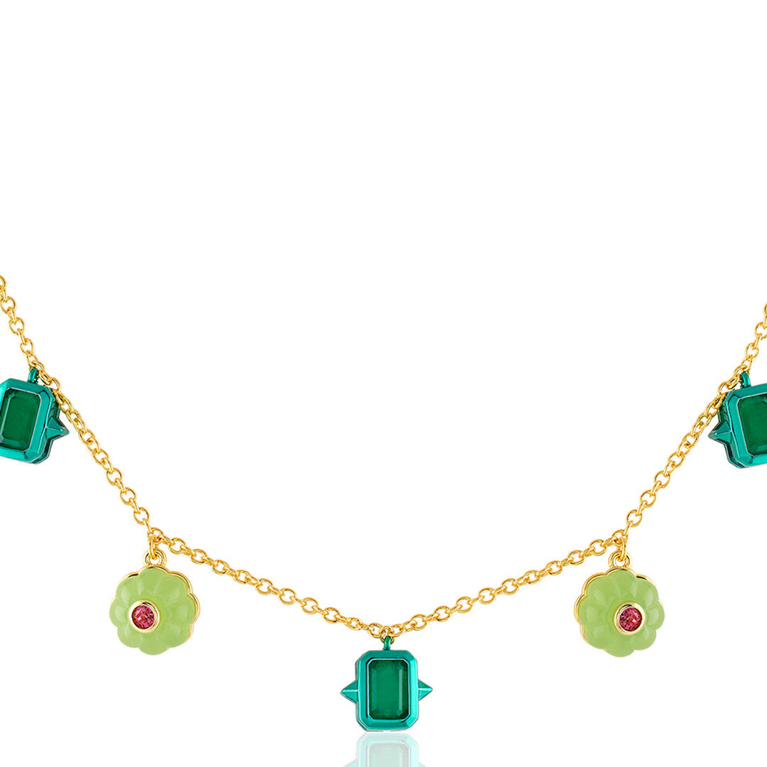 Enchanted Garden Charm Necklace