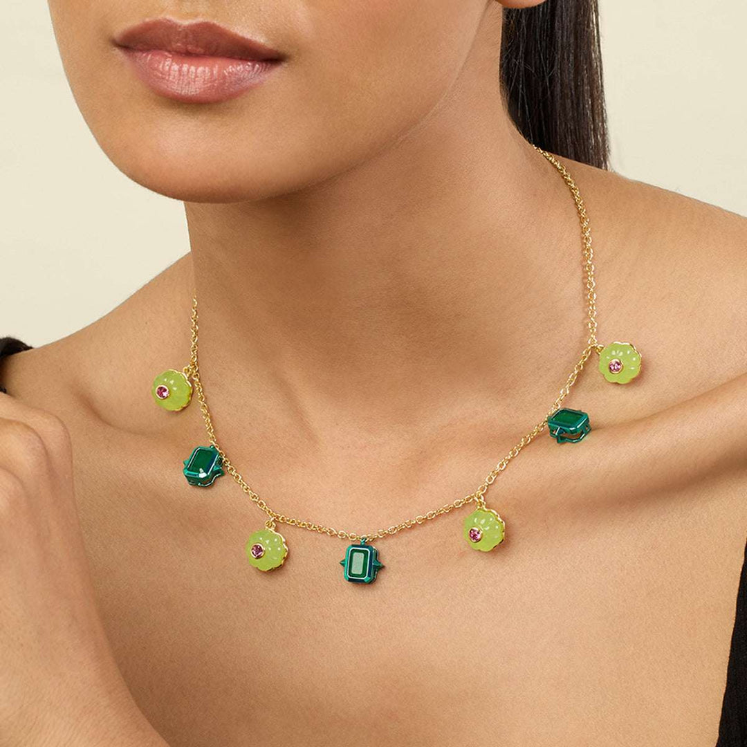 Enchanted Garden Charm Necklace