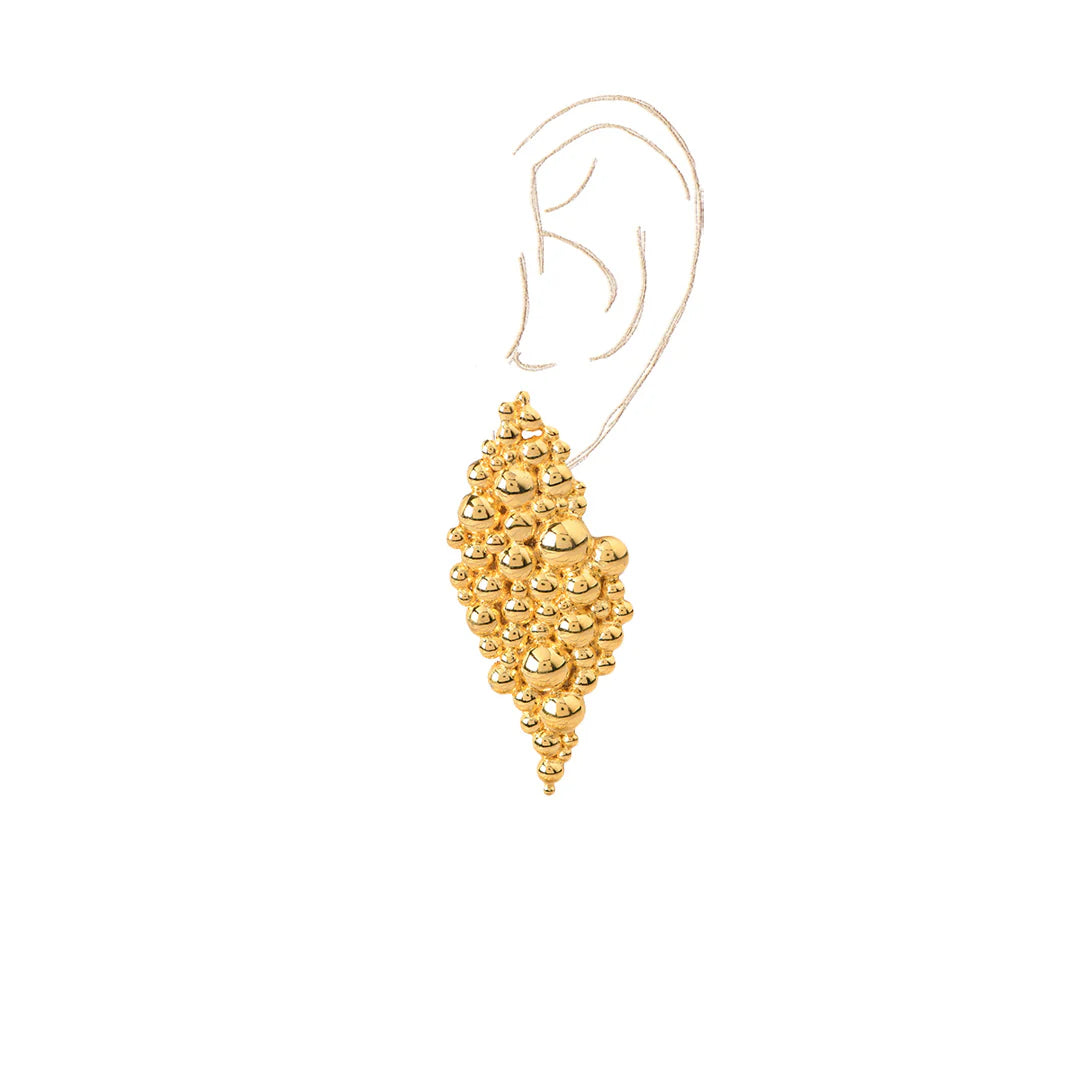 NARROW REEF CLUSTER STUDS