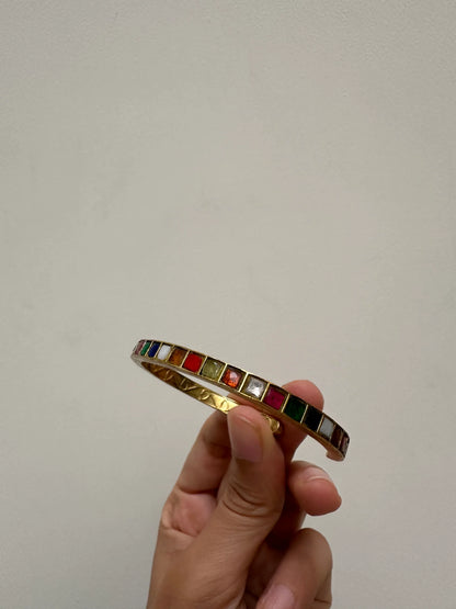 Navratan classic stackable bracelet