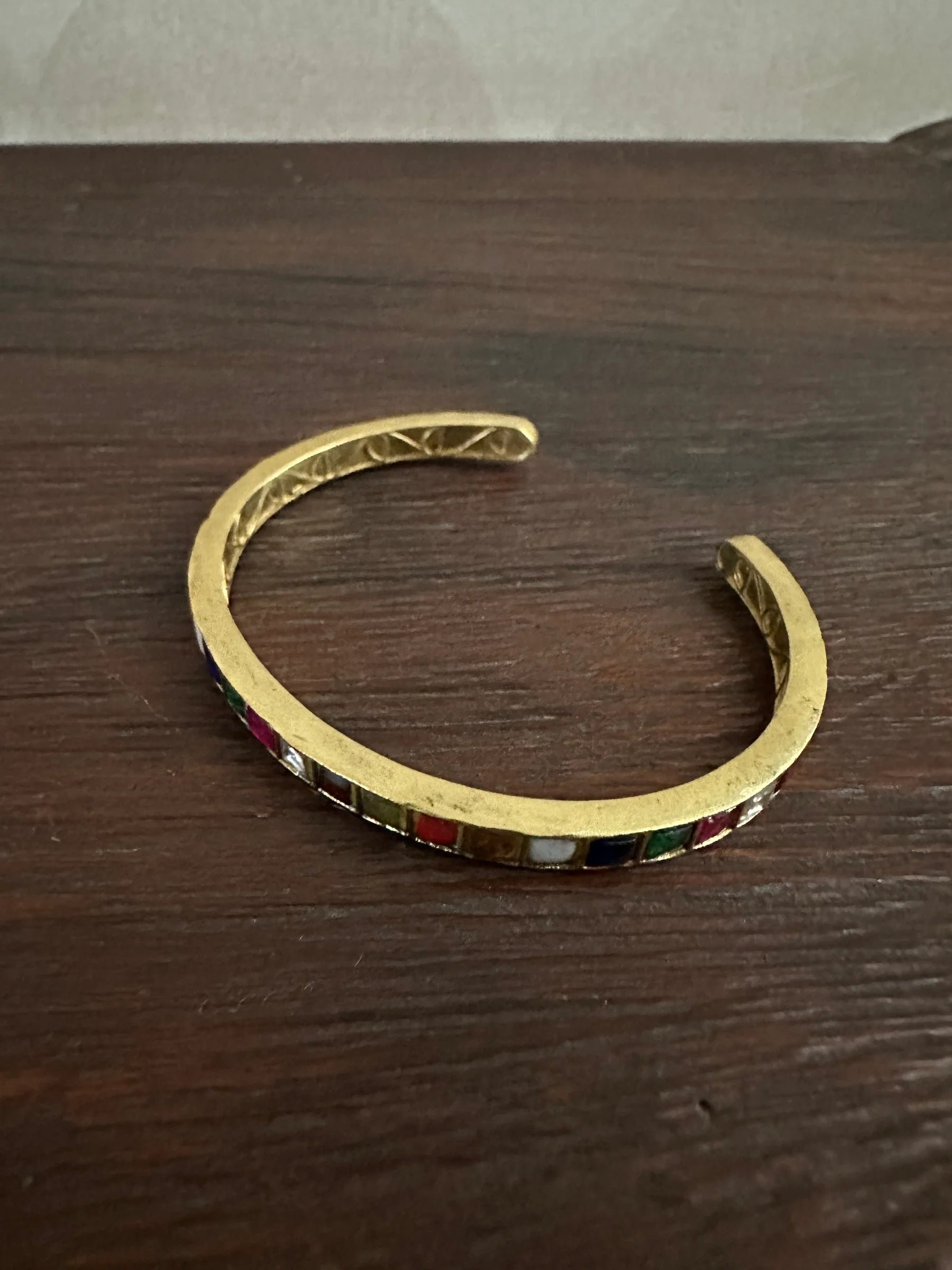 Navratan classic stackable bracelet