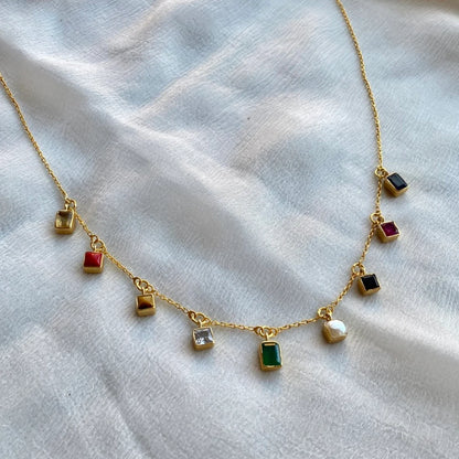 Navratna Chain Necklace