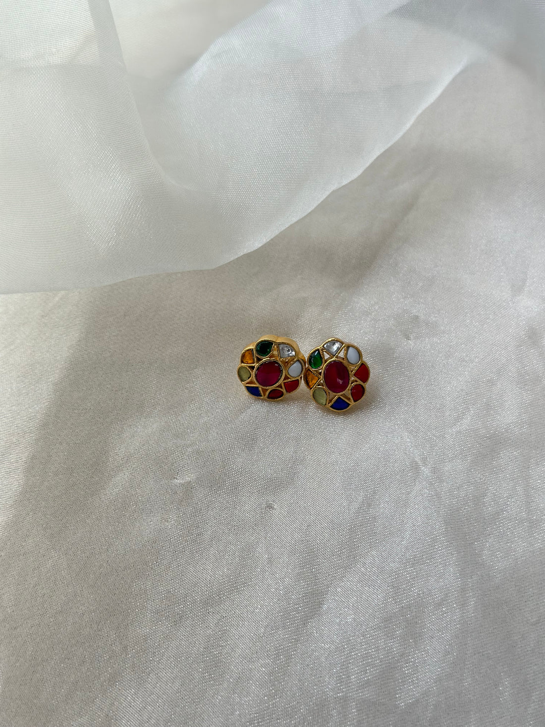 Navratna Studs (Medium)