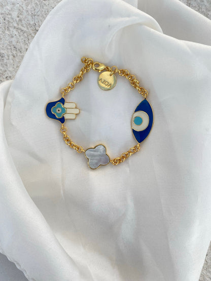 Nazar charm bracelet