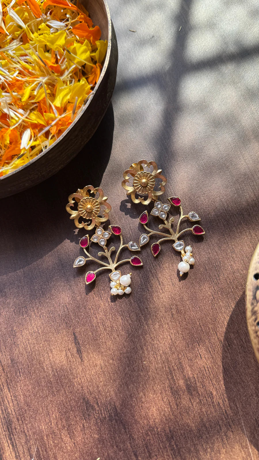 Nimrat Polki Earrings