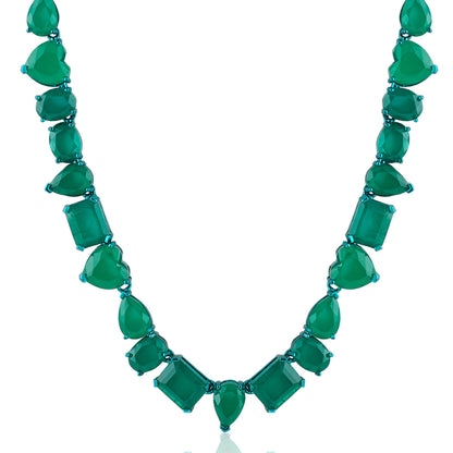 Noiré Emerald Collar Necklace