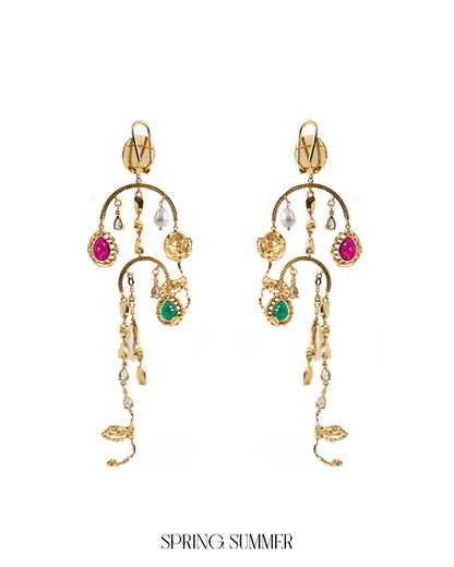 Not Your Rose Gemstone Shoulder Grazers