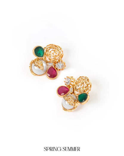 Not Your Rose Gemstone Studs