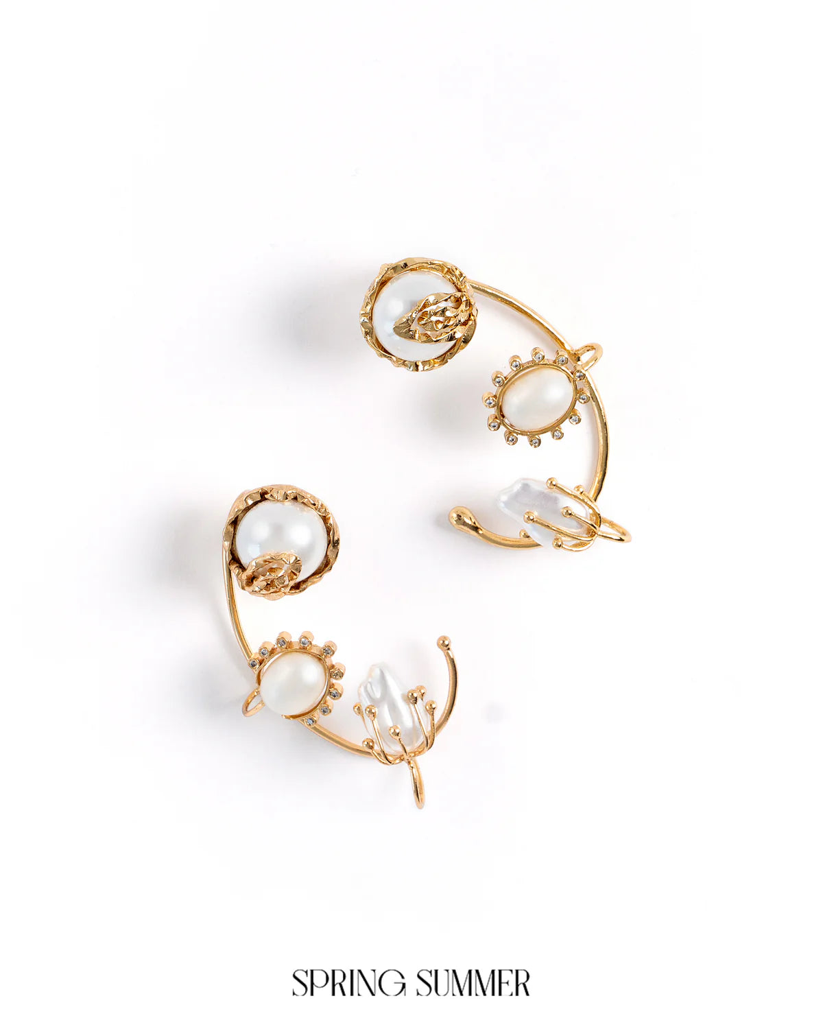Not Your Rose Pearl Earcuff
