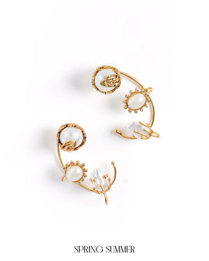 Not Your Rose Pearl Earcuff