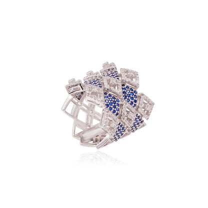 Obsidian Blue RIng