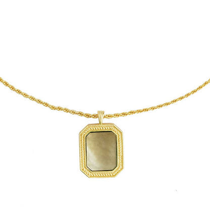 Soul Soothe Pendant Necklace with Mother of Pearl - Creation