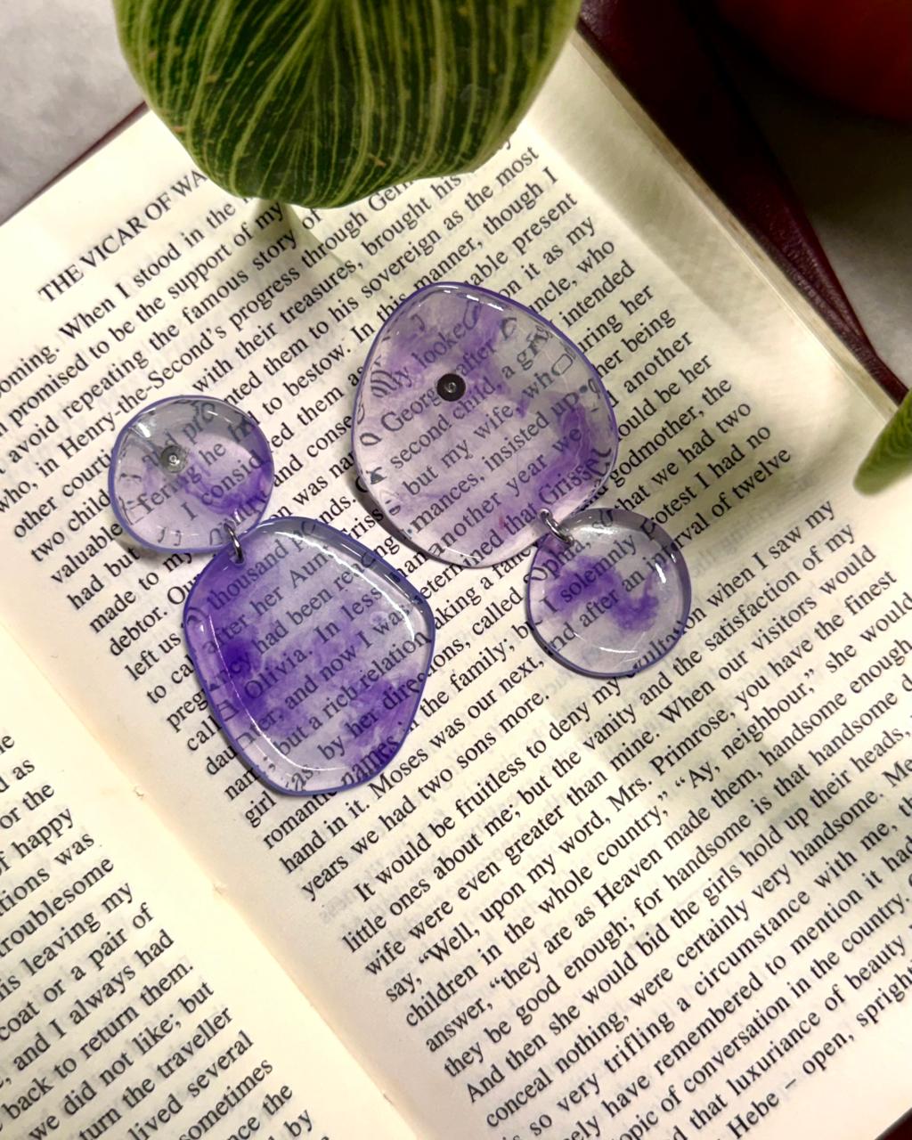 PURPLE EARRINGS