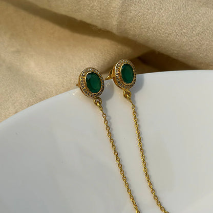 Padma Hair Chain Earrings (A Pair)
