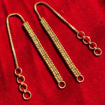 Padmini Ear Chain 18k Gold Plated