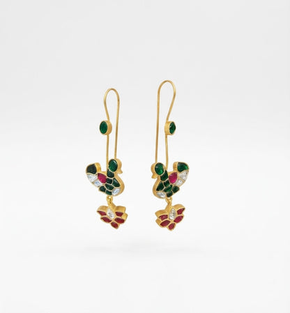 Peacock Earrings