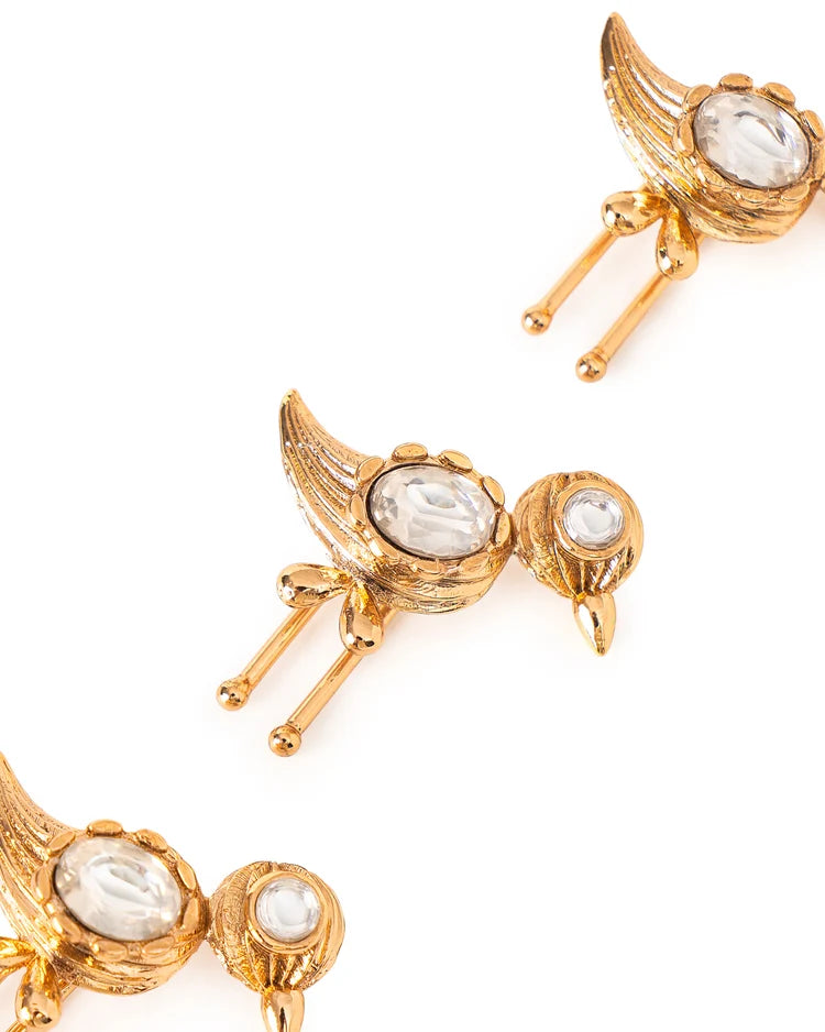 Polki Chiraiya Hairpins (set of 5)