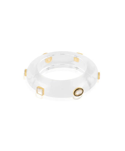 Polki resin bangle