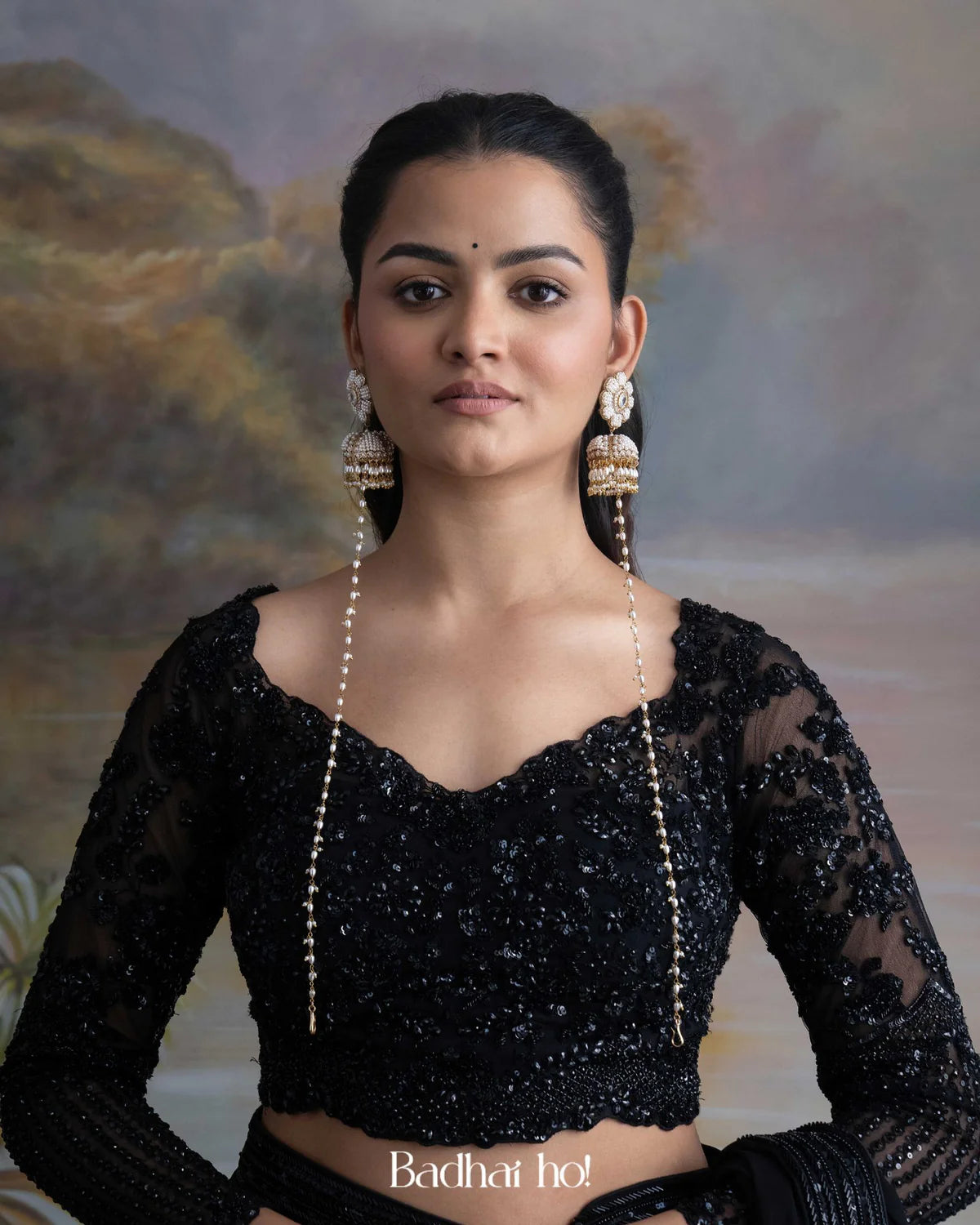 Poppy Pearl Jhumkis