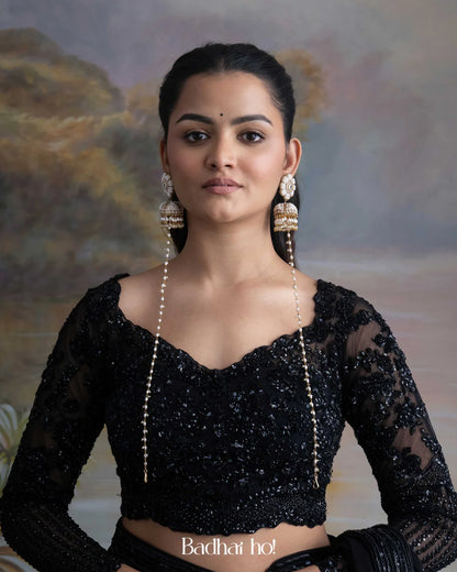 Poppy Pearl Jhumkis