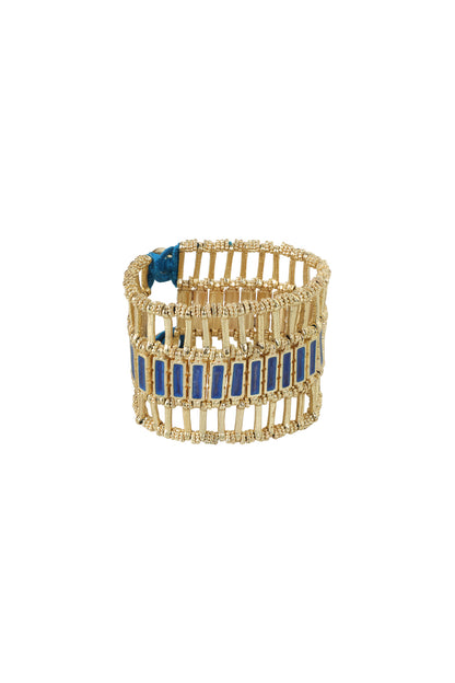 Qabeela Enamel Temple Bracelet