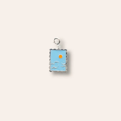 Memory Stamp Charm - Quiet Horizon