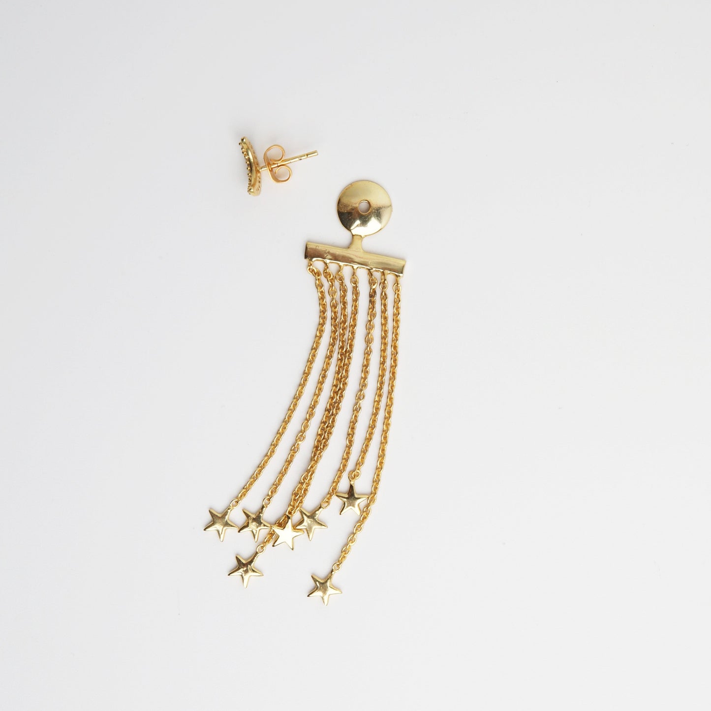 Starry Ear Jacket Earrings