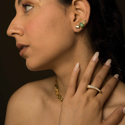 Stacky Studded Ring