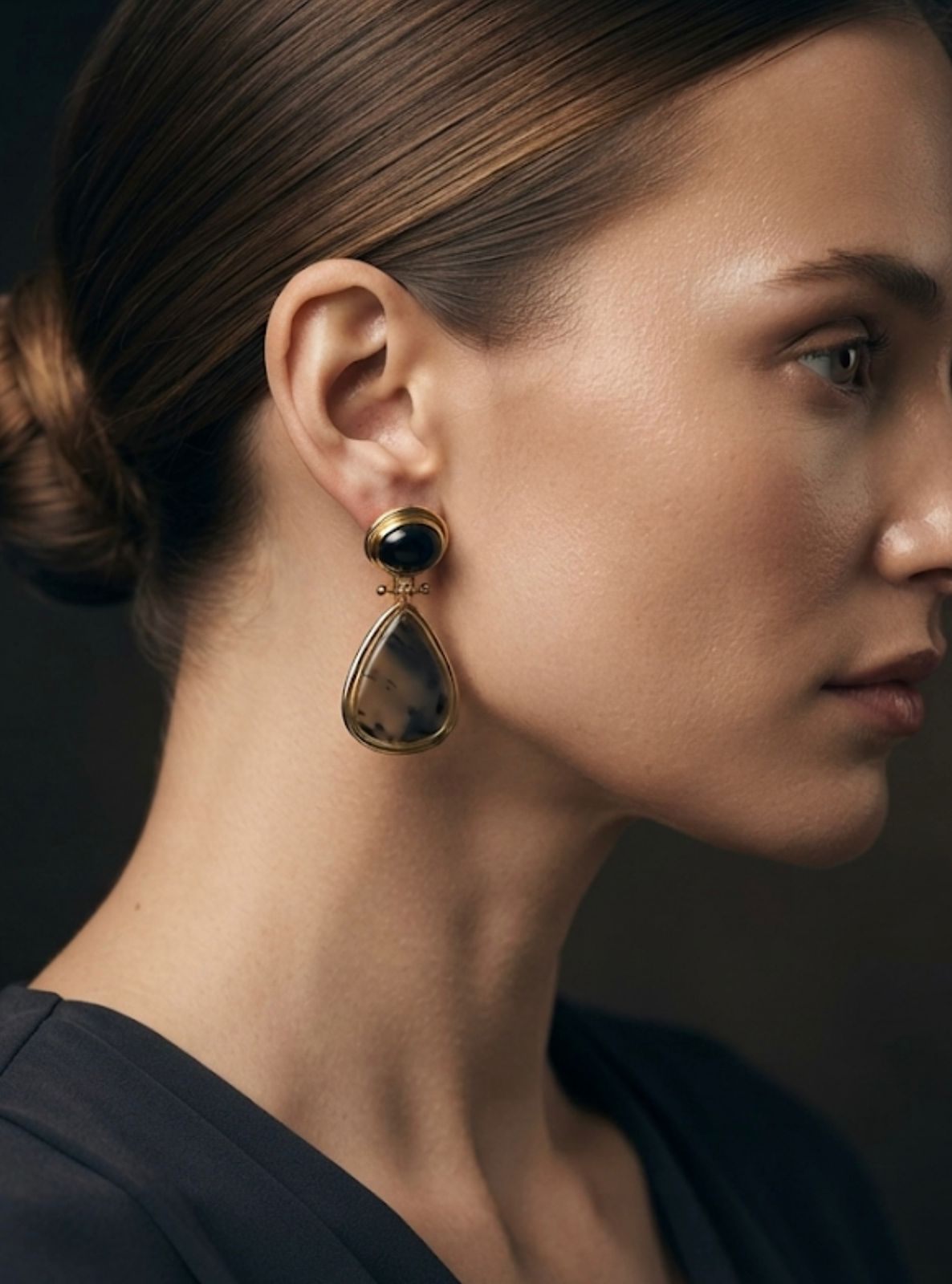 Rare earth earrings