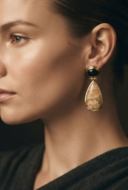 Rare earth earrings